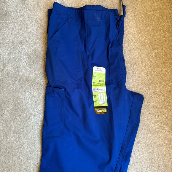 ScrubStar Drawstring Scrub pants Unisex XL Electric Blue NWT - Picture 4 of 5